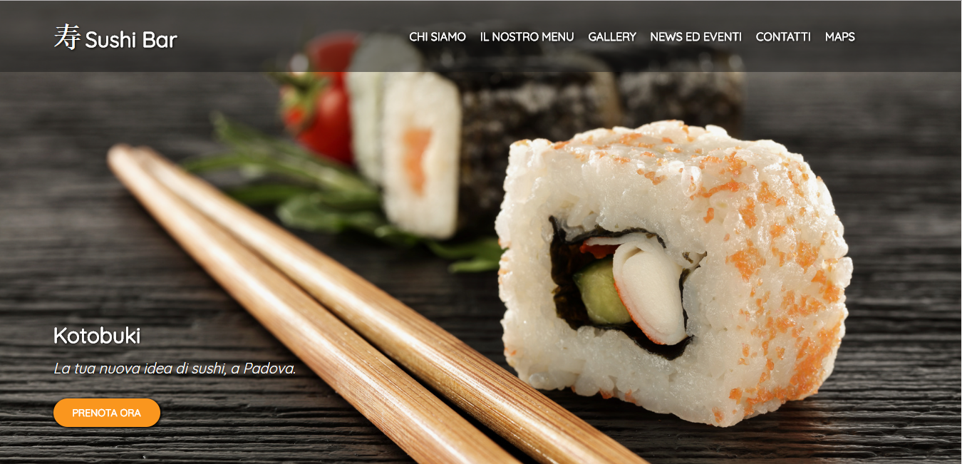 Ristorante Giapponese Sushi Bar - Stefania Boscaro Web Design Web Marketing Province di Padova e Venezia