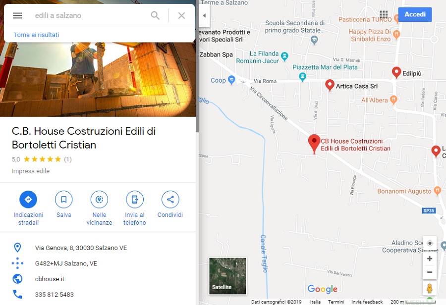 Inserimento Azienda su Google Maps - Web Marketing a Dolo (VE)